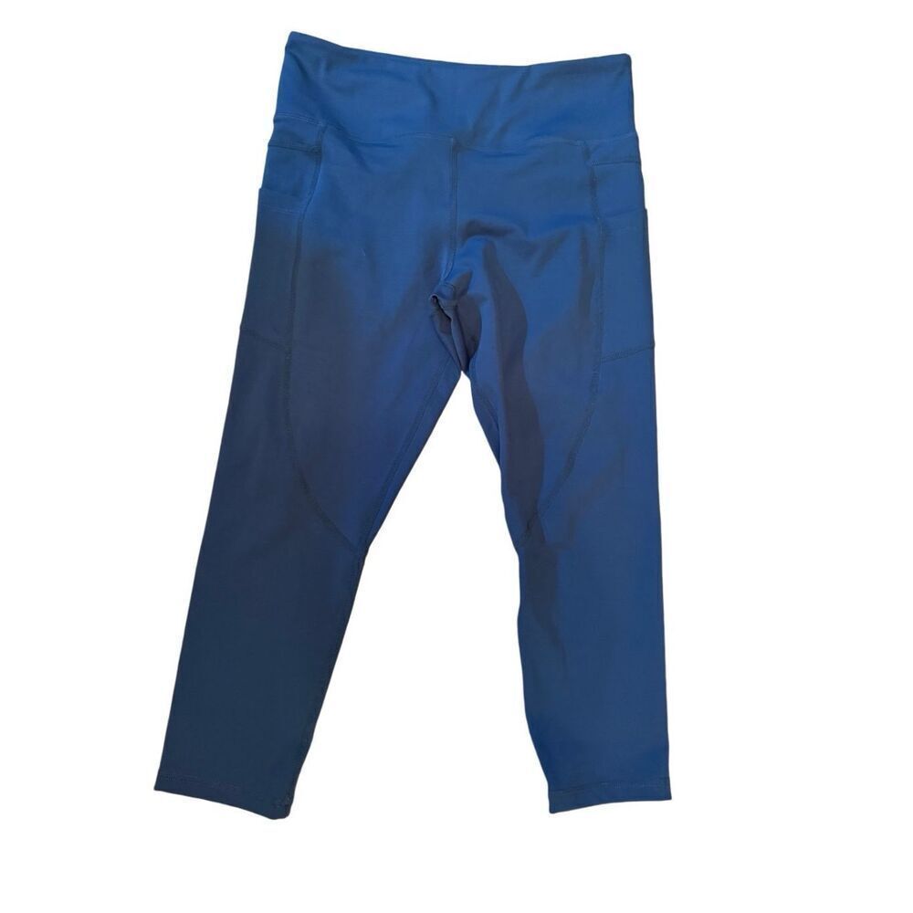 Zyia‎ Active women’s navy blue Capri leggings Sz 8-10